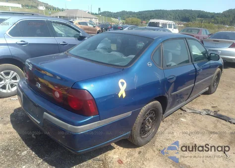 2003 Chevrolet Impala из США, поврежденный, VIN 2G1WF52E139453805